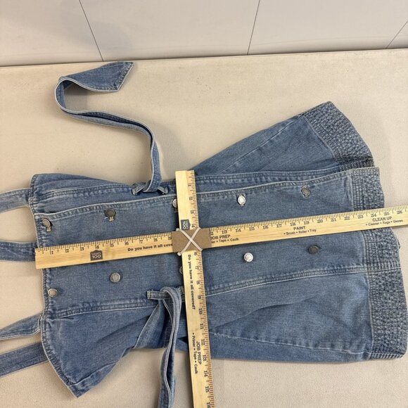 C/Meo Collective Essentials Denim Dress NWT Free People Size Women’s Medium/6 - Picture 9 of 11